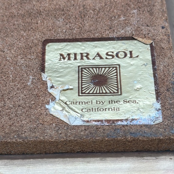 Mirasol Tile and Brass Trivet. - Picture 5 of 5